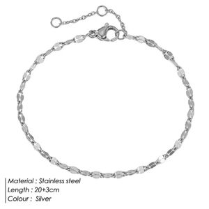 Beautiful Silver Anklet Bracelet